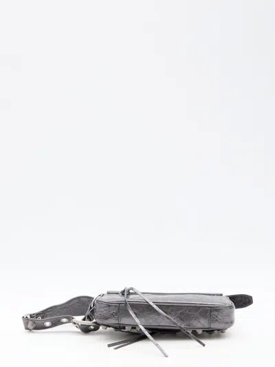 Balenciaga Gray Xs Sling Shoulder Bag For Women In Grey