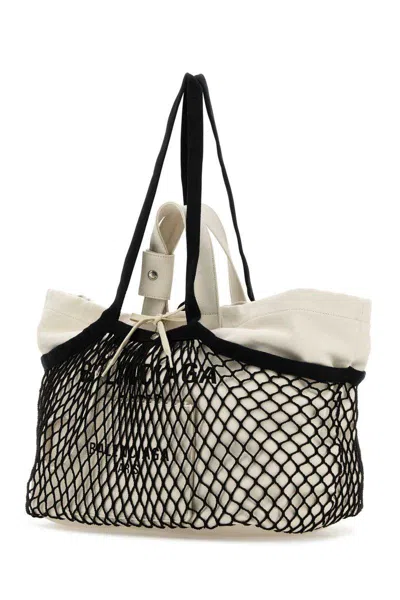 Balenciaga Handbags. In Natural/black