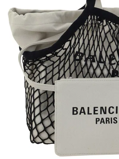 Balenciaga Handbags. In Natural/black