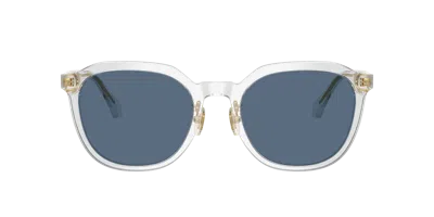 Versace Woman Sunglasses Ve4493d In Dark Blue