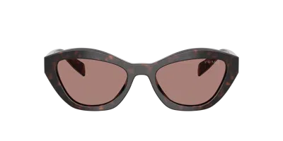 Prada Woman Sunglass Pr A02s In Light Brown