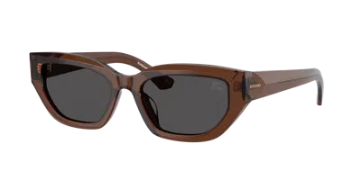 Burberry Woman Sunglasses Be4463d In Dark Grey
