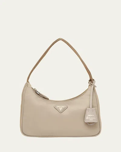 Prada Re-nylon Re-edition 2000 Mini-bag In Neutral