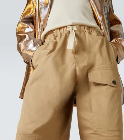 Dries Van Noten Wide Leg Trousers Pannoch In Beige