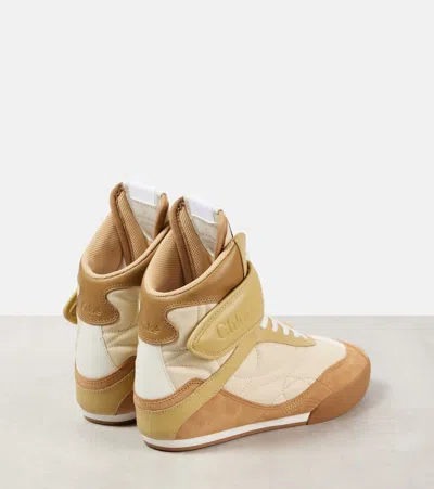 Chloé Chloè Kick Leather Sneakers In Multicoloured