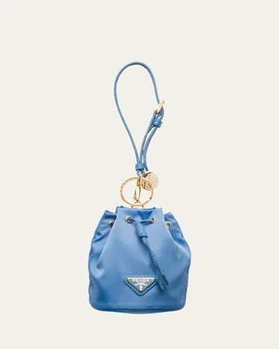 Prada Re-edition 1978 Re-nylon Keychain Pouch In F03fq Onda 1