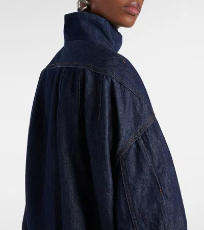 Dries Van Noten Oversized Denim Jacket In Blue