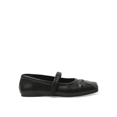Marni Women's Little Bow Mary Jane Sandals In Black