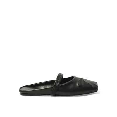 Marni Women's Little Bow Sabot Sandals In Black