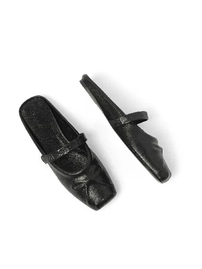 Marni Women's Little Bow Sabot Sandals In Black