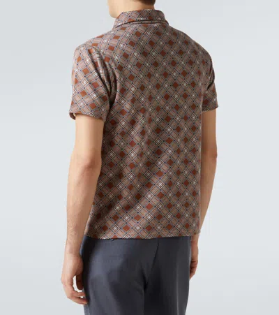 Miu Miu Polohemd Aus Seide In Multi