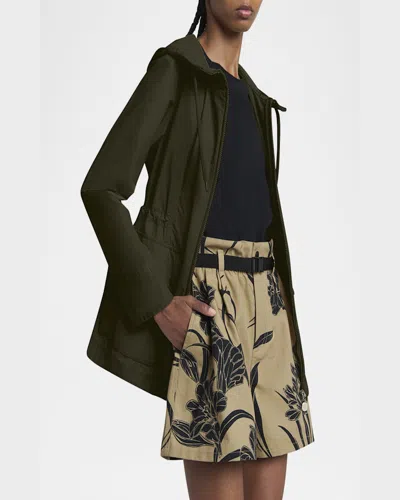 Moncler Leandro Parka In Green