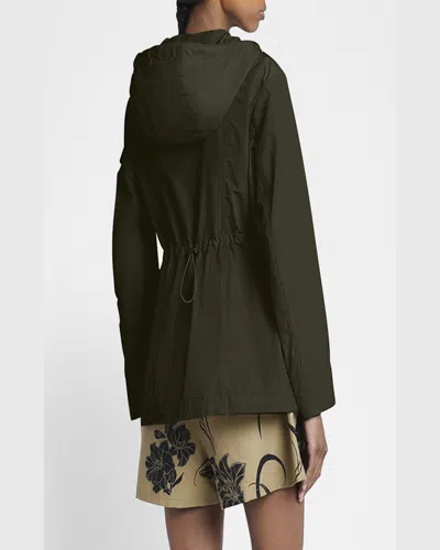 Moncler Leandro Parka In Green