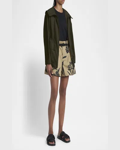 Moncler Leandro Parka In Green