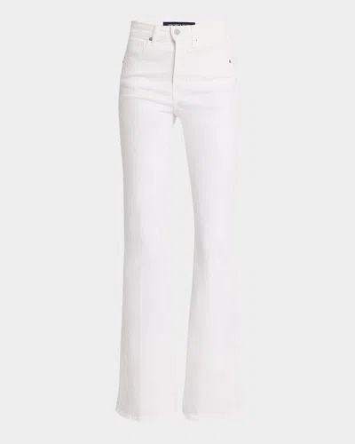 Veronica Beard Beverly High-rise Skinny Flare Jeans In White