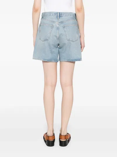 Agolde Dame Shorts In Blue