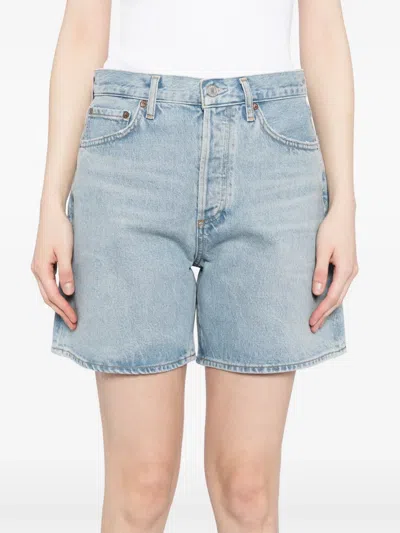 Agolde Dame Shorts In Blue