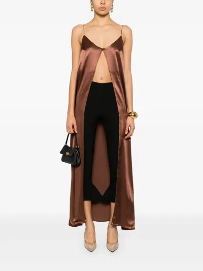 The Nina Studio Waistcoats In 褐色