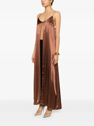 The Nina Studio Waistcoats In 褐色