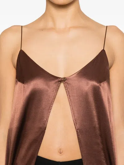 The Nina Studio Waistcoats In 褐色
