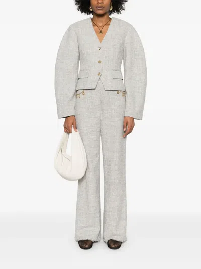 Nanushka Kiyo Blazer In 白色