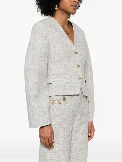 Nanushka Kiyo Blazer In 白色