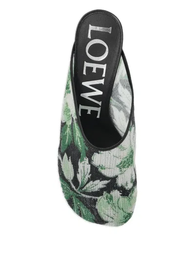 花卉印花低跟穆勒鞋（4.5厘米）