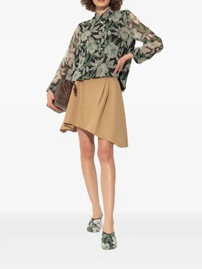 花卉印花低跟穆勒鞋（4.5厘米）