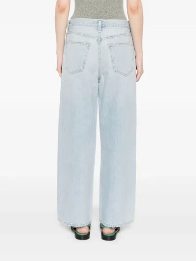 Agolde Ren High Waist Wide Leg Pants In Encounter