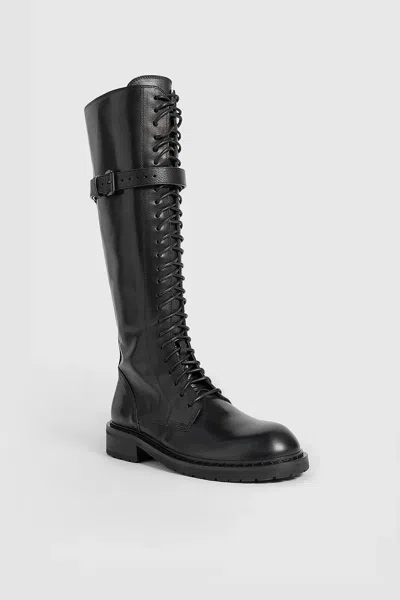 Ann Demeulemeester Women Danny 24 Hole Lace Up Boots In Black