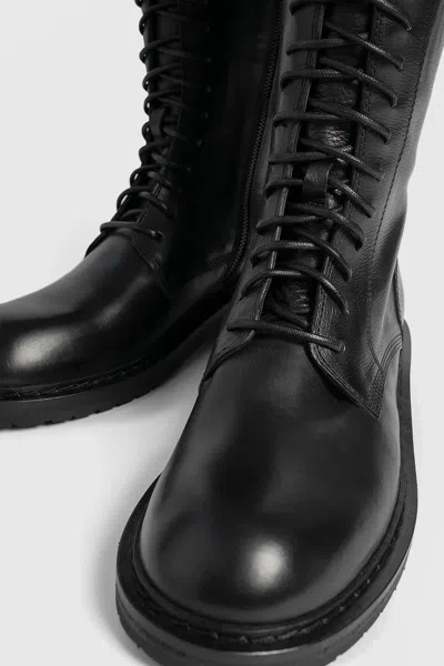 Ann Demeulemeester Women Danny 24 Hole Lace Up Boots In Black