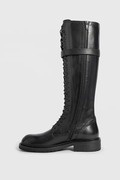 Ann Demeulemeester Women Danny 24 Hole Lace Up Boots In Black