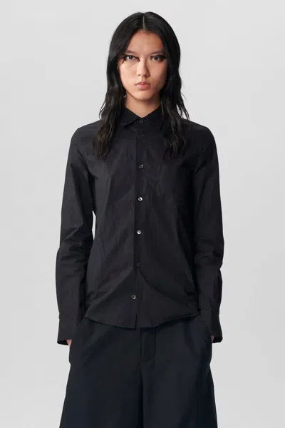 Ann Demeulemeester Betty Fitted Shirt In Multicolor