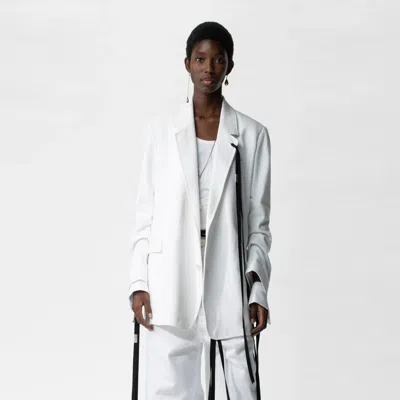 Ann Demeulemeester Oversized Blazer In Multicolor