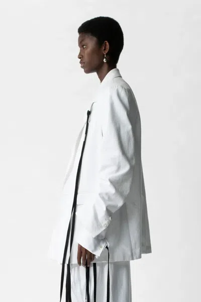 Ann Demeulemeester Oversized Blazer In Multicolor