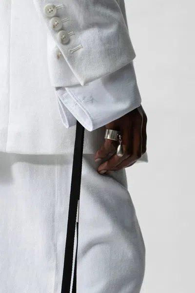 Ann Demeulemeester Oversized Blazer In Multicolor