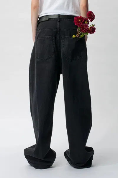 Ann Demeulemeester Claire 5-pockets Comfort Trousers Faded Denim In Rojo