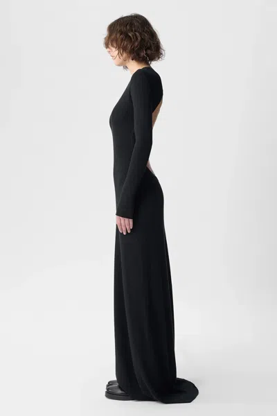 Ann Demeulemeester Eva Knitted Dress In Black