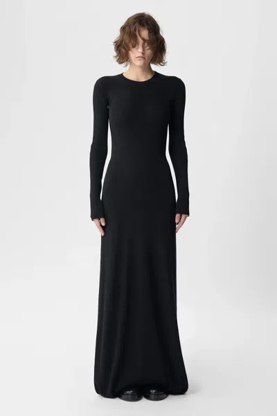 Ann Demeulemeester Eva Knitted Dress In Black