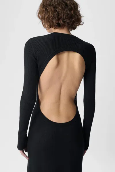 Ann Demeulemeester Eva Knitted Dress In Black