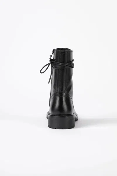 Ann Demeulemeester Woman Ankle Boots Black Size 8 Leather
