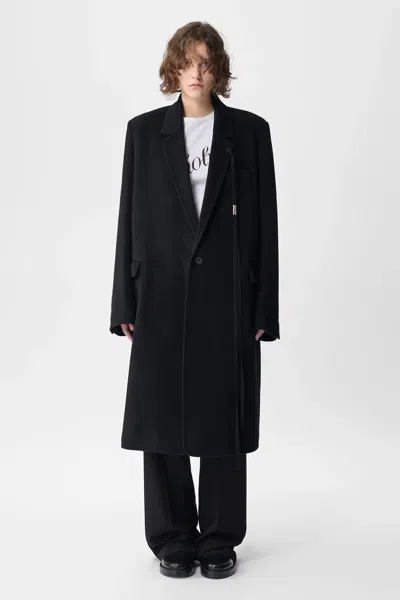 Ann Demeulemeester Viv Slouchy Long Jacket In Multicolor