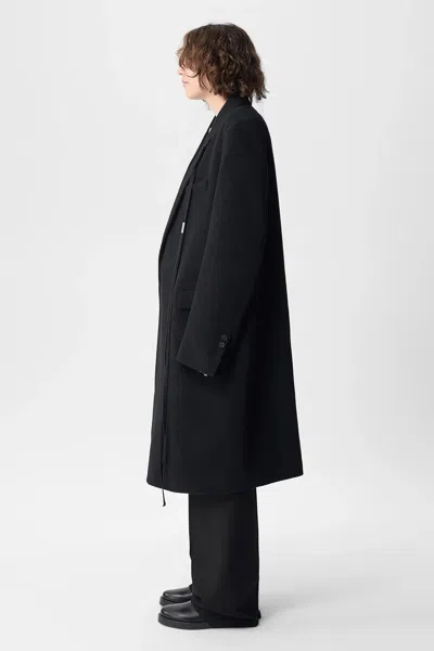 Ann Demeulemeester Viv Slouchy Long Jacket In Multicolor