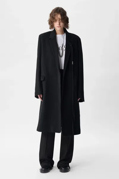 Ann Demeulemeester Viv Slouchy Long Jacket In Multicolor