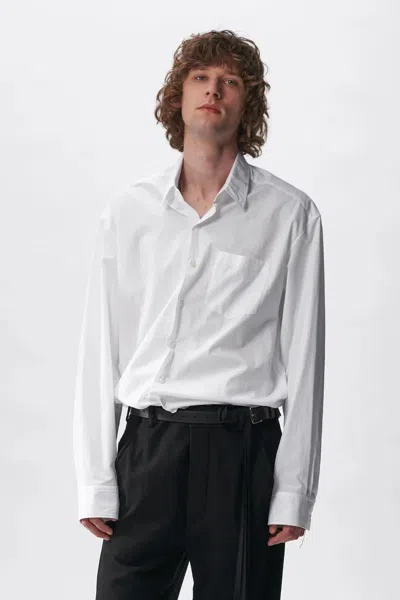 Ann Demeulemeester Mark High Comfort Shirt Popeline In Multicolor