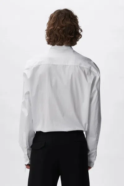 Ann Demeulemeester Mark High Comfort Shirt Popeline In Multicolor