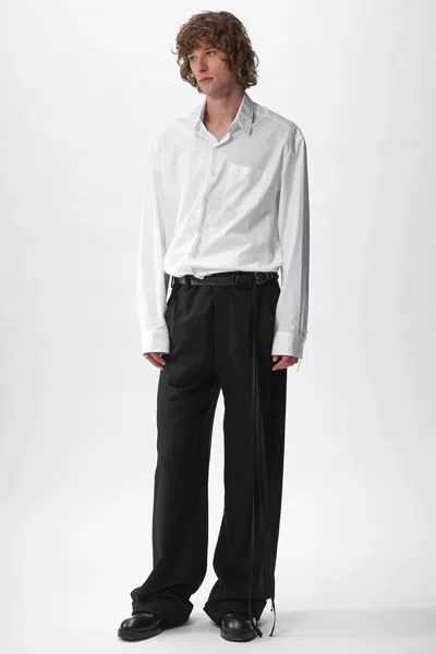 Ann Demeulemeester Mark High Comfort Shirt Popeline In Multicolor