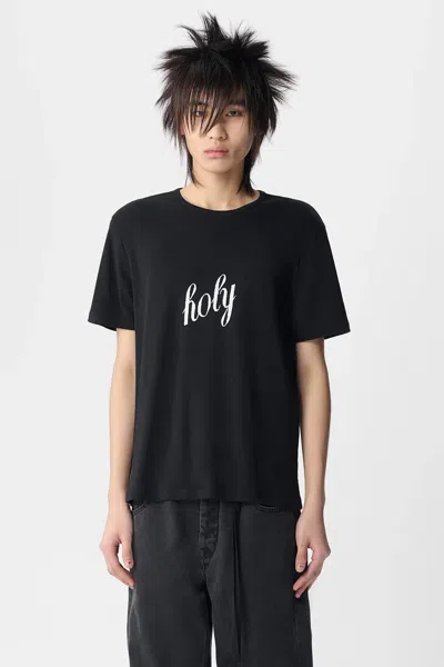 Ann Demeulemeester Baptist Printed Standard Fit T-shirt In Multicolor