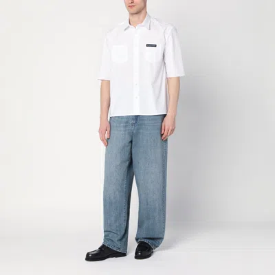 Namacheko Short Sleeve Guardia Shirt White In White