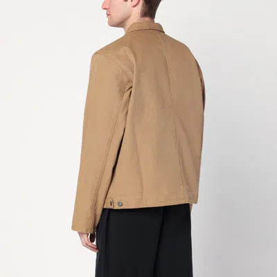 The North Face Cedar Canvas Work Jacket In Brown